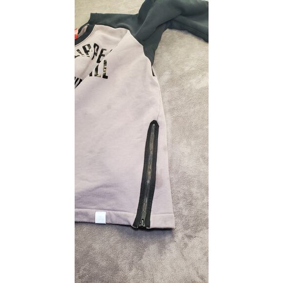 Nike Los Angeles Clippers Sz S Grey Black Crewneck Sweater Mens NBA C22-14 - Picture 5 of 11